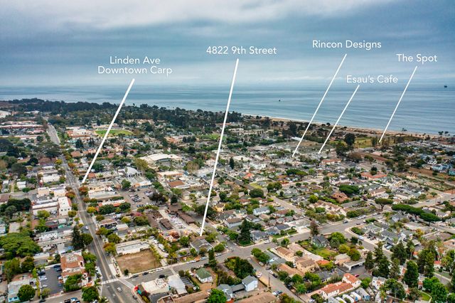 a view of an ocean and beach