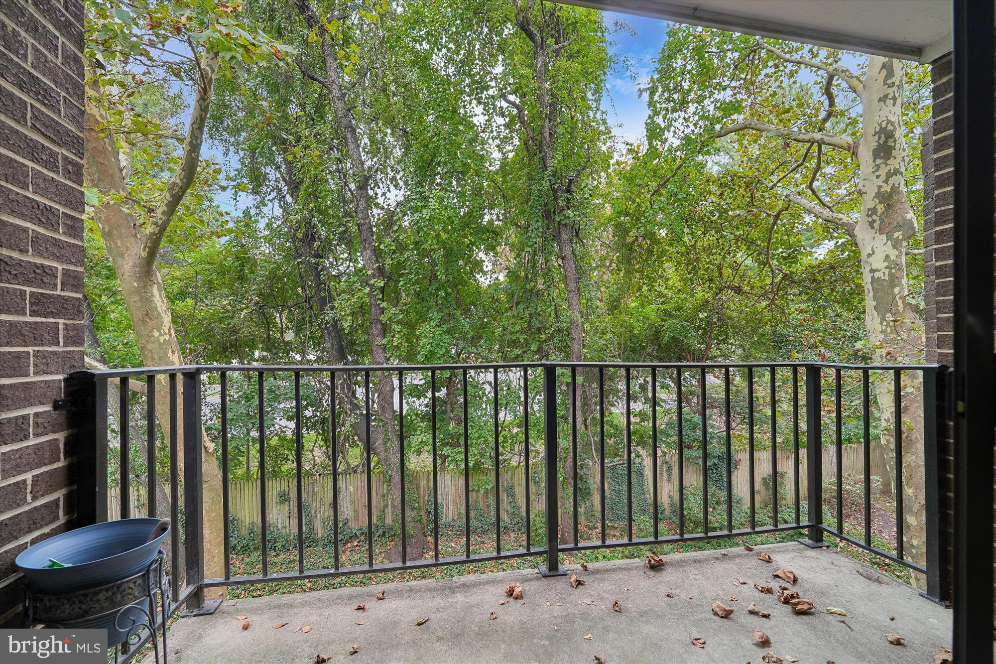 17800 Buehler Road, Unit 3 Olney, MD 20832 - Photo 18 of 28 Private Balcony with Wooded Views