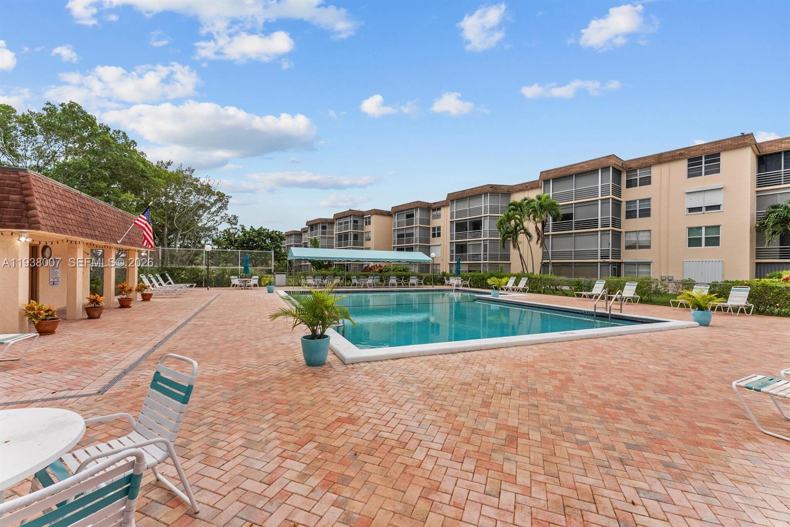 6300 Northwest 2nd Avenue, Unit 403 Boca Raton, FL 33487 - Photo 19 of 20 a view of swimming pool and a buildings in the background