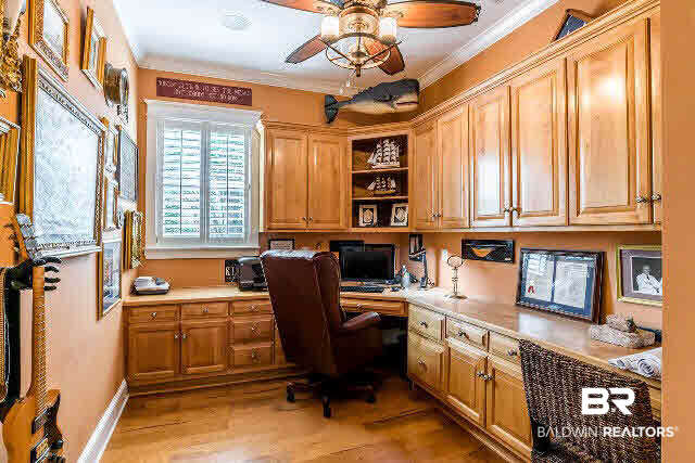 33509 Alder Circle Daphne, AL 36527 - Photo 13 of 28 Dedicated Office with Loads of Cabinetry and Workspace.