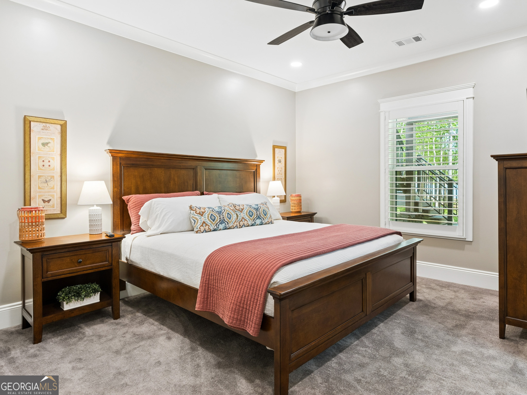 143 Carlota Way Hartwell, GA 30643 - Photo 27 of 48 a bed room with a bed and a fireplace