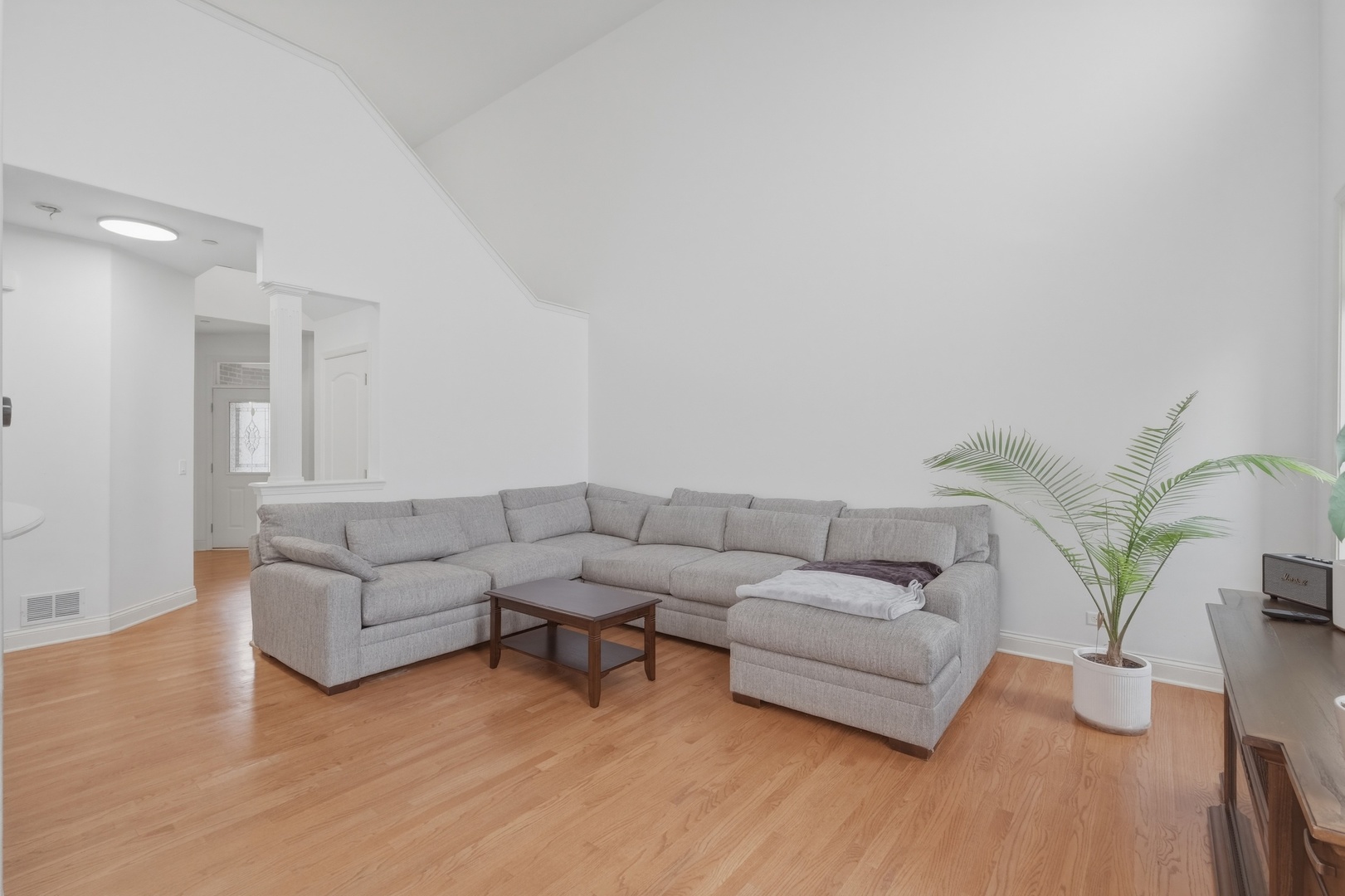 301 Nicole Way Itasca, IL 60143 - Photo 6 of 38 a living room with furniture and a wooden floor