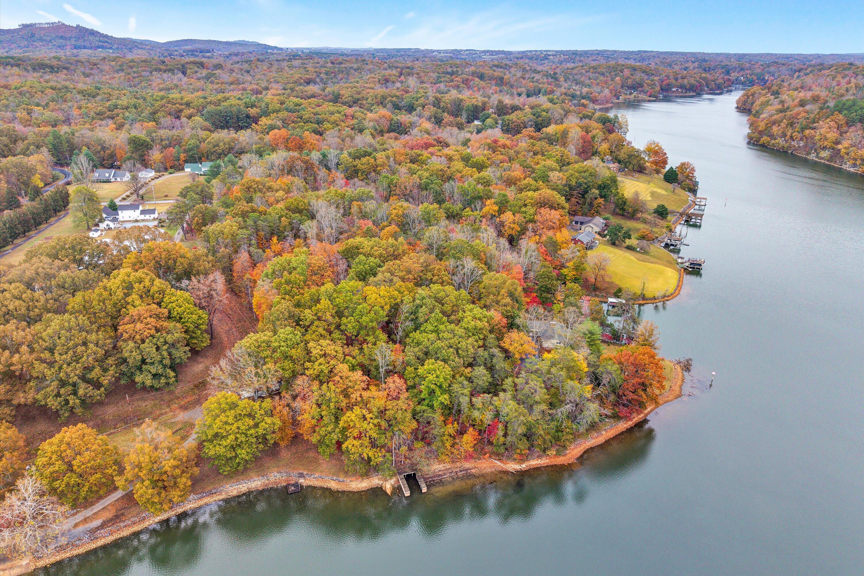 0 Thomason Lane Goodview, VA 24095 - Photo 9 of 15 a view of a lake with mountains in the background