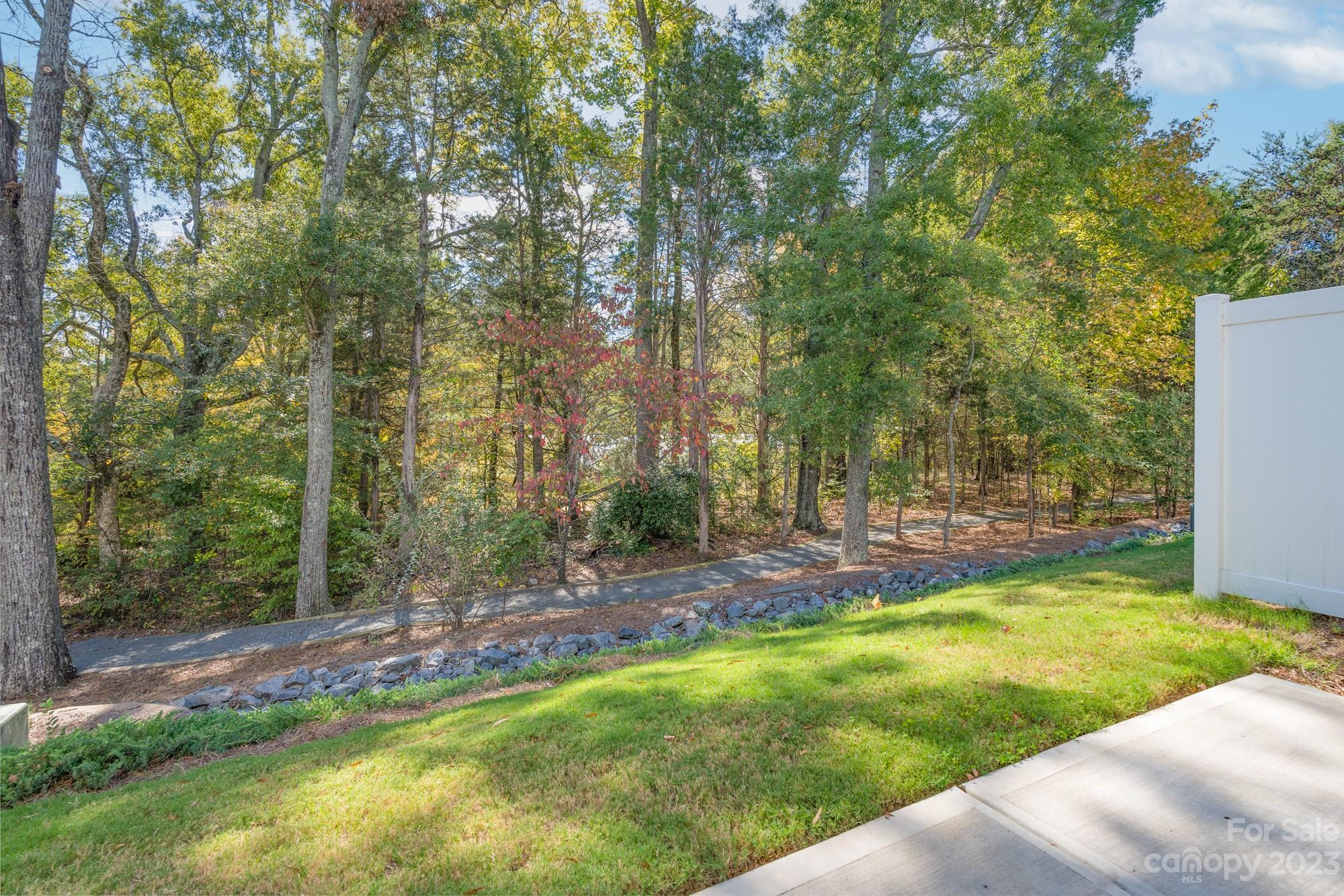 467 Hunters Dance Road Fort Mill, SC 29708 - Photo 19 of 28 a view of a backyard with large trees