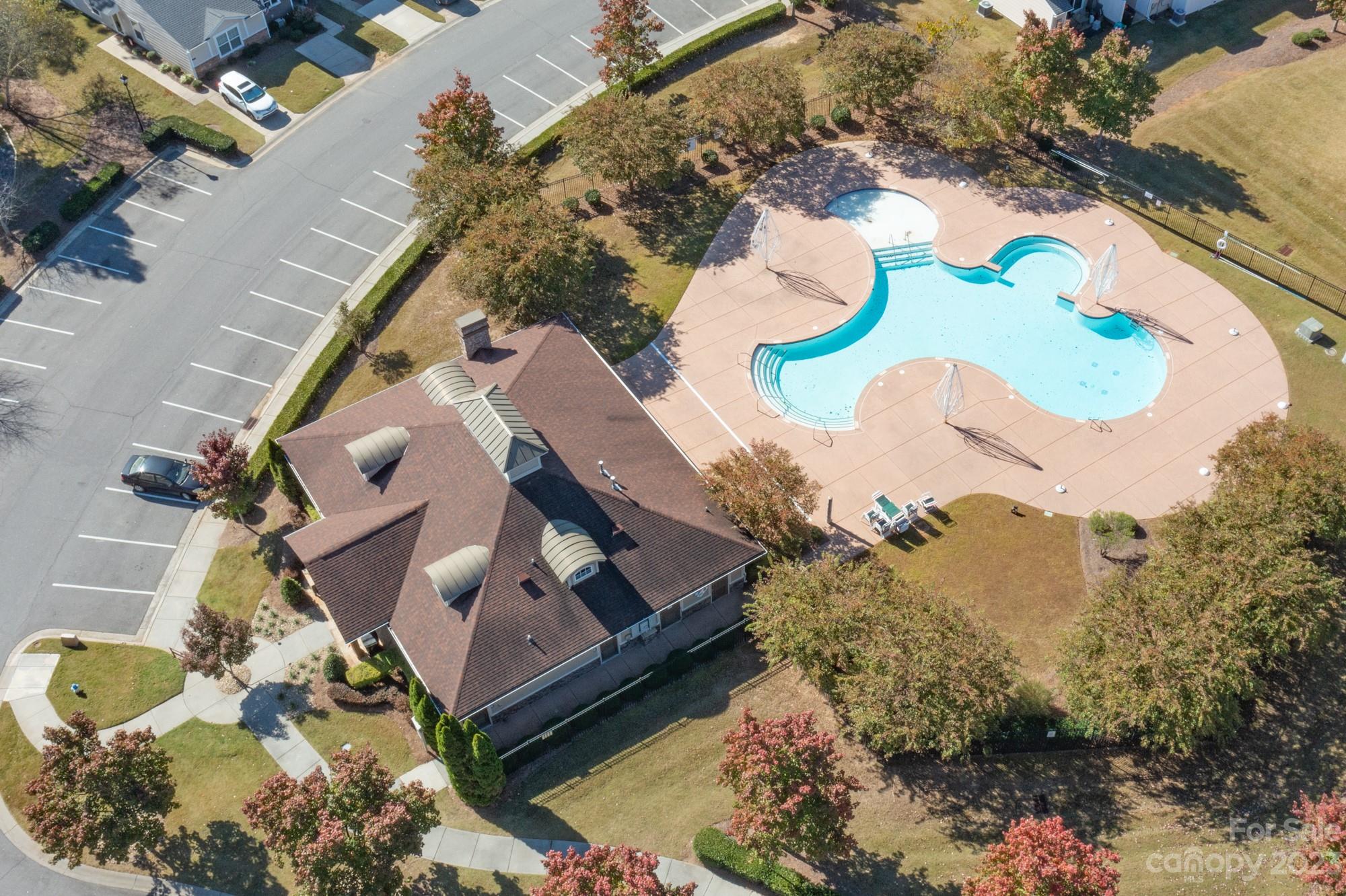 467 Hunters Dance Road Fort Mill, SC 29708 - Photo 24 of 28 an aerial view of a house a swimming pool