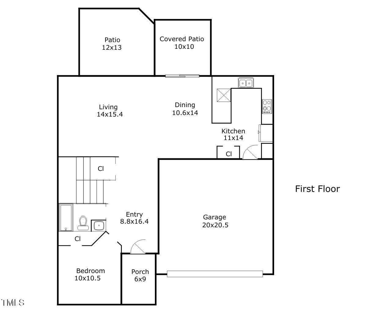 138 Daneborg Road Durham, NC 27703 - Photo 40 of 42 danebord rd first floor