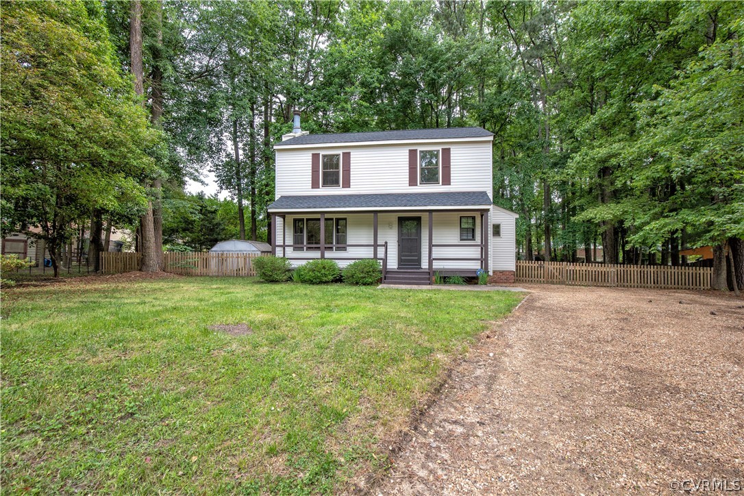 4702 Wilconna Road Chesterfield, VA 23832 - Photo 3 of 27 a view of a house with a yard and sitting area