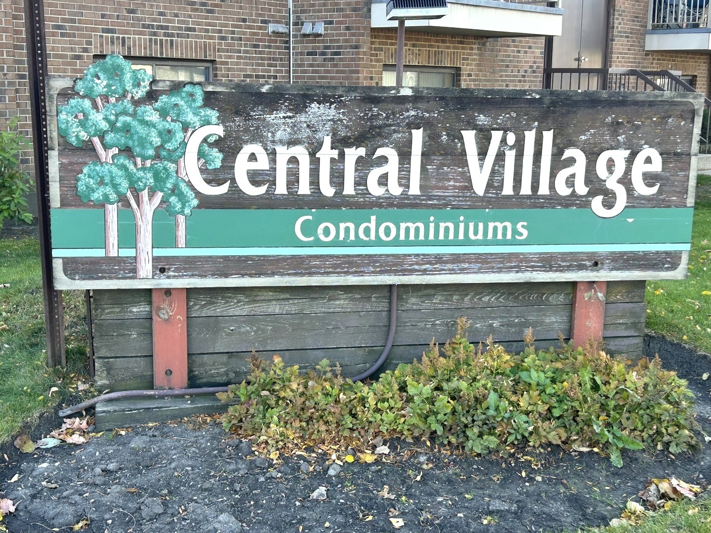 a sign on the side of a building