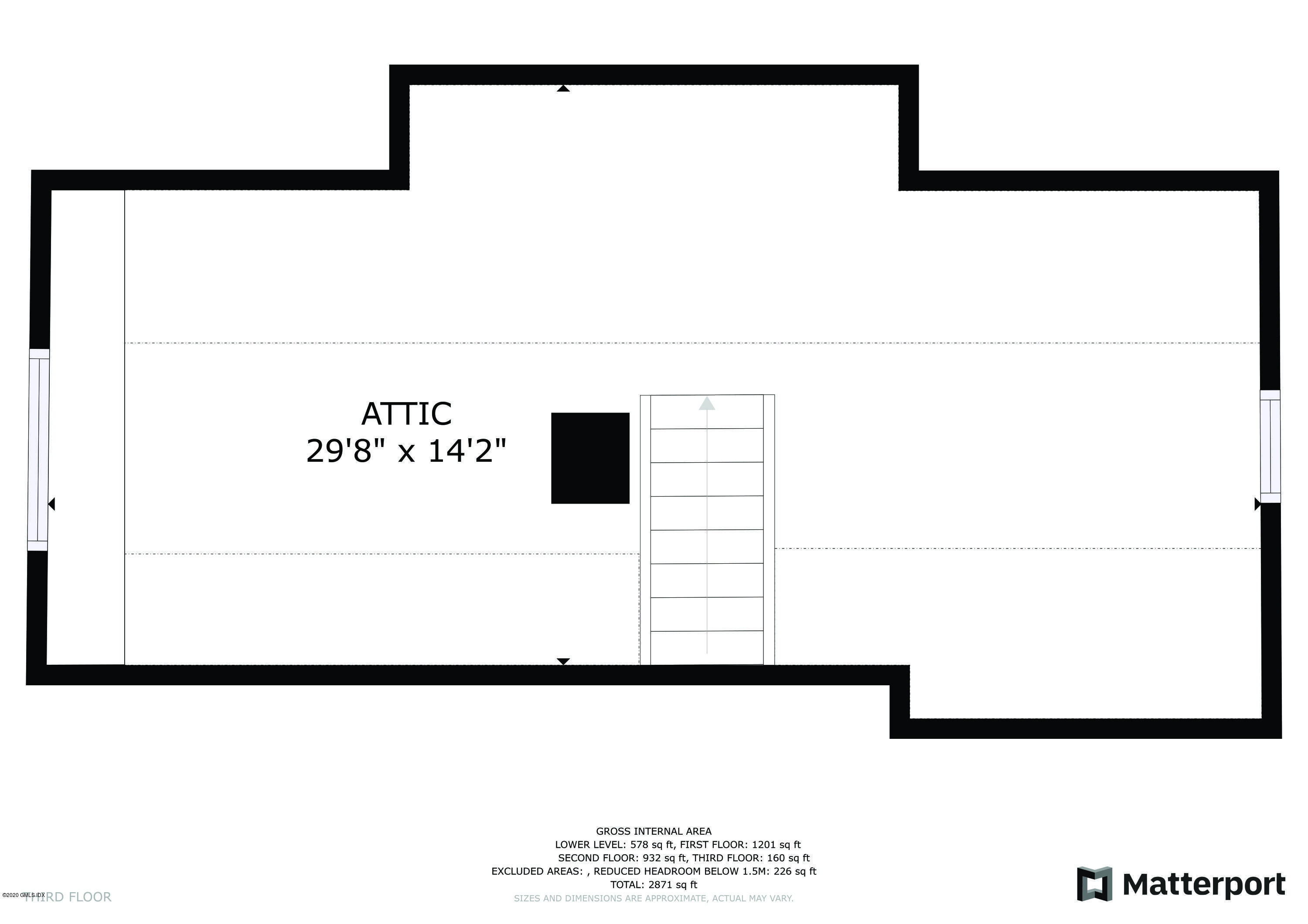 18 Stuart Drive Old Greenwich, CT 06870 - Photo 23 of 25 a picture of a room with a white wall and a refrigerator