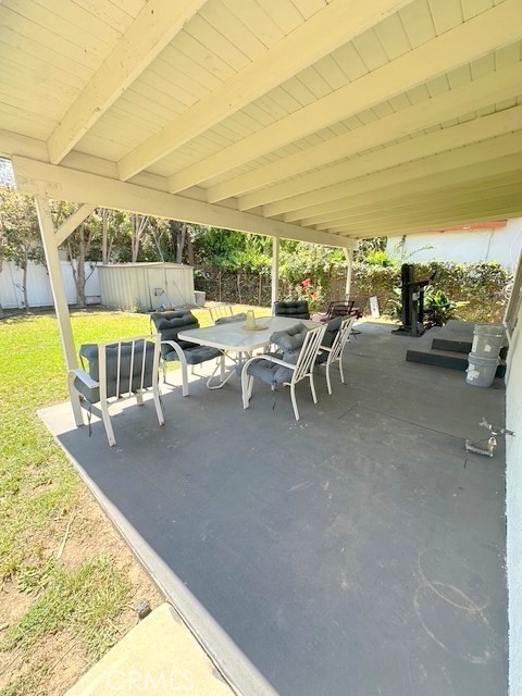 14722 Addison Street Sherman Oaks, CA 91403 - Photo 9 of 22 a view of a swimming pool with outdoor seating and plants