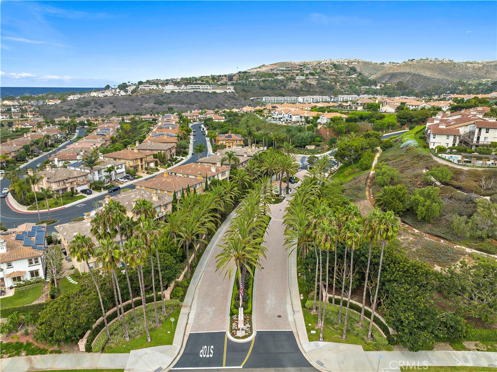 70 Corniche Drive, Unit A Dana Point, CA 92629 - Photo 36 of 58 an aerial view of residential houses with outdoor space and trees