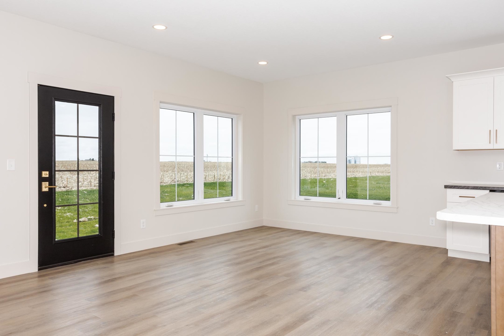 204 Stallion Way Goodfield, IL 61742 - Photo 8 of 53 a view of an empty room with wooden floor and a window