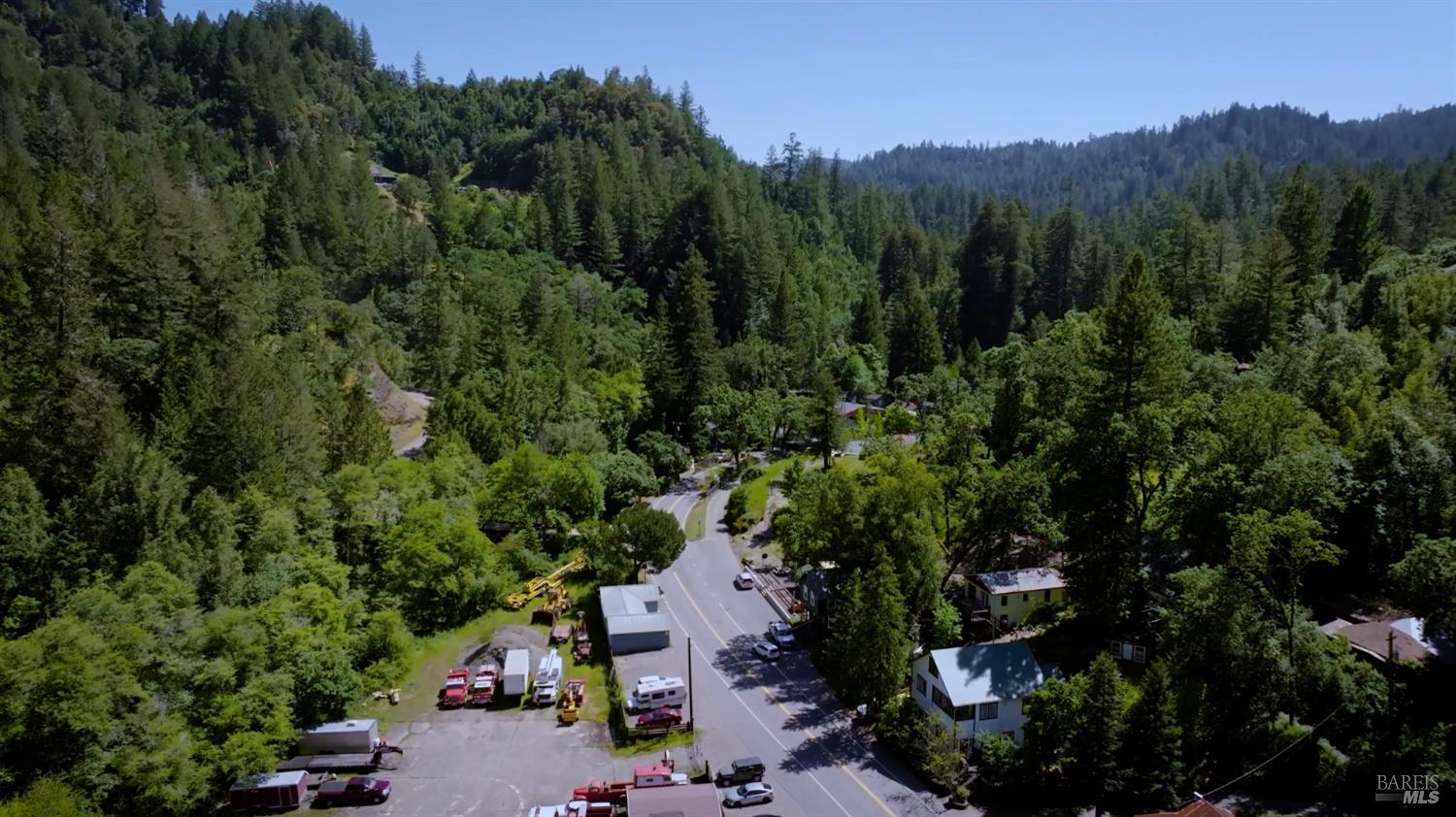 21530 Fort Ross Road Cazadero, CA 95421 - Photo 47 of 56 The town of Cazadero from above. Only 5 miles away.