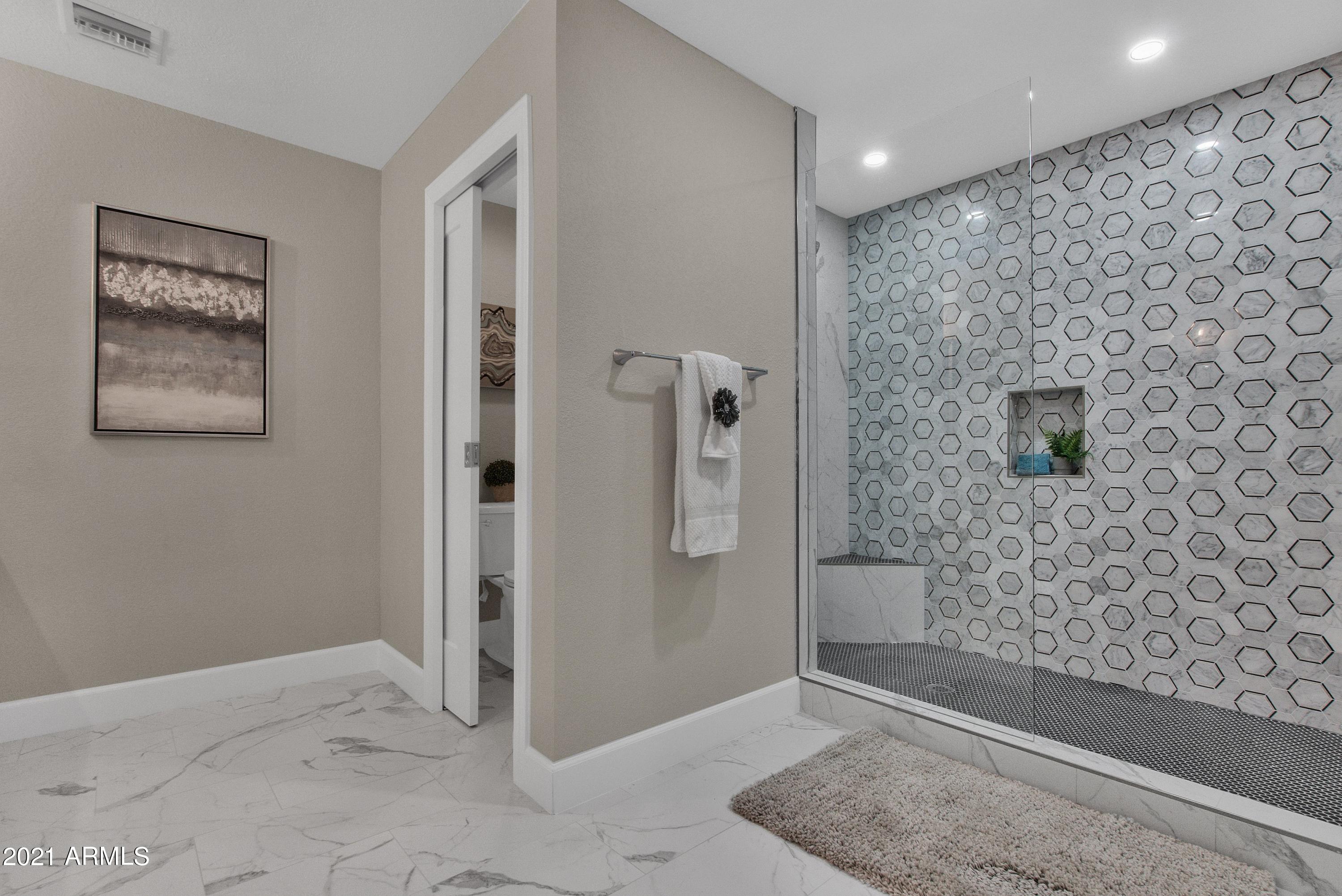 18624 East Parada Circle Rio Verde, AZ 85263 - Photo 26 of 76 NEW TILE & GLASS SHOWER