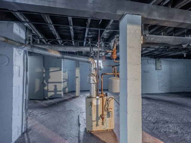 a view of storage and utility room