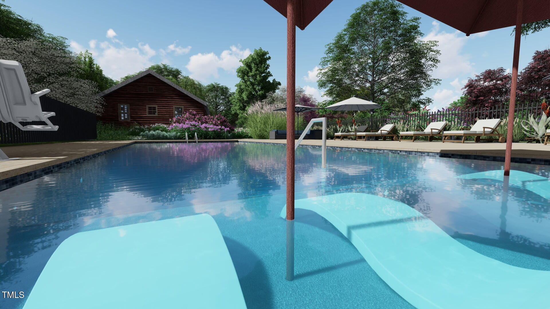 2201 West Cornwallis Road, Unit 1B2 Durham, NC 27705 - Photo 14 of 20 swimming pool view with a lake view