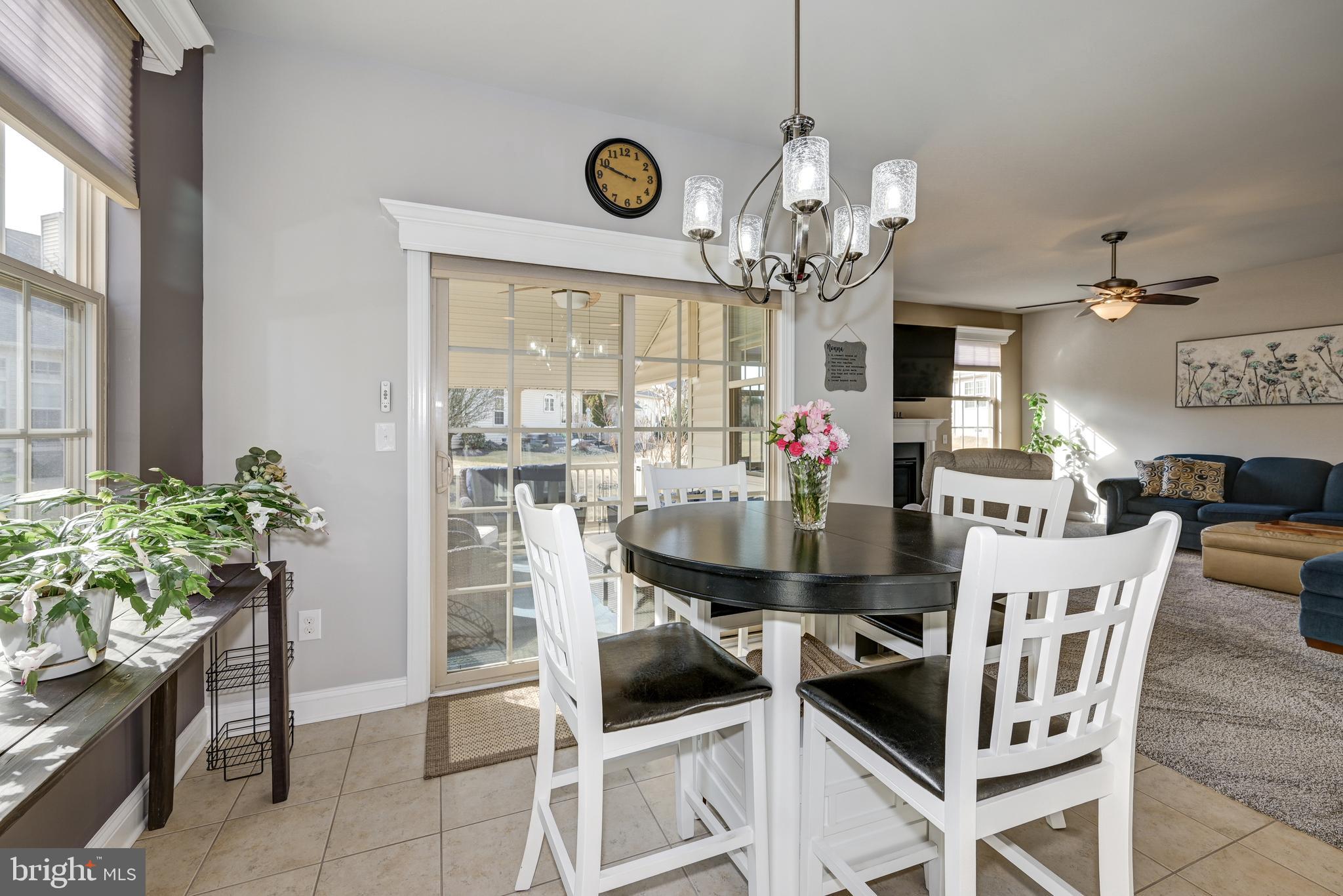 18 Genova Drive West Berlin, NJ 08091 - Photo 21 of 49 a dining room with furniture and chandelier