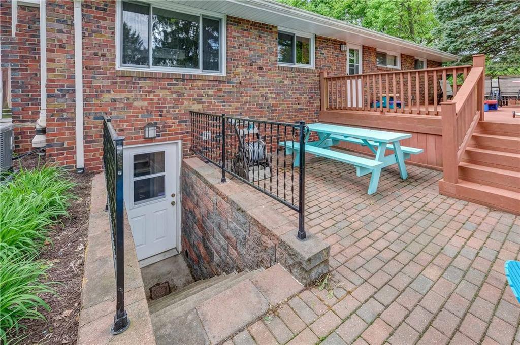 1731 Beaver Grade Road Coraopolis, PA 15108 - Photo 22 of 25 Walk up a few stairs rom the Lower Level to the Patio and Deck areas!