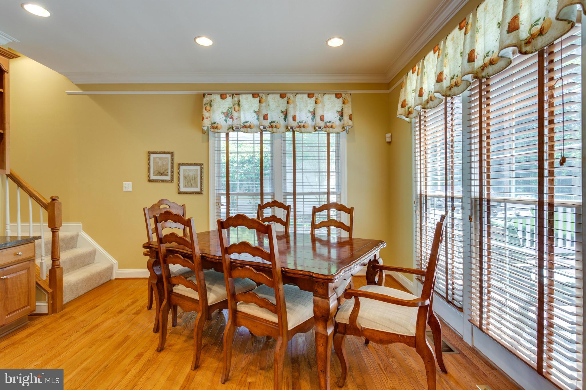 2754 Cody Road Vienna, VA 22181 - Photo 5 of 30 Kitchen Breakfast Room and second Staircase
