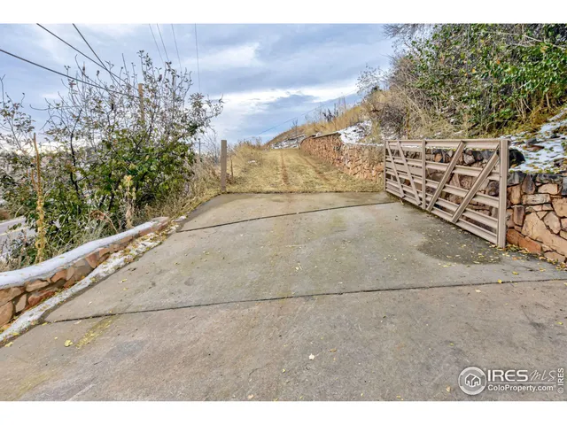 a view of beach and mountain