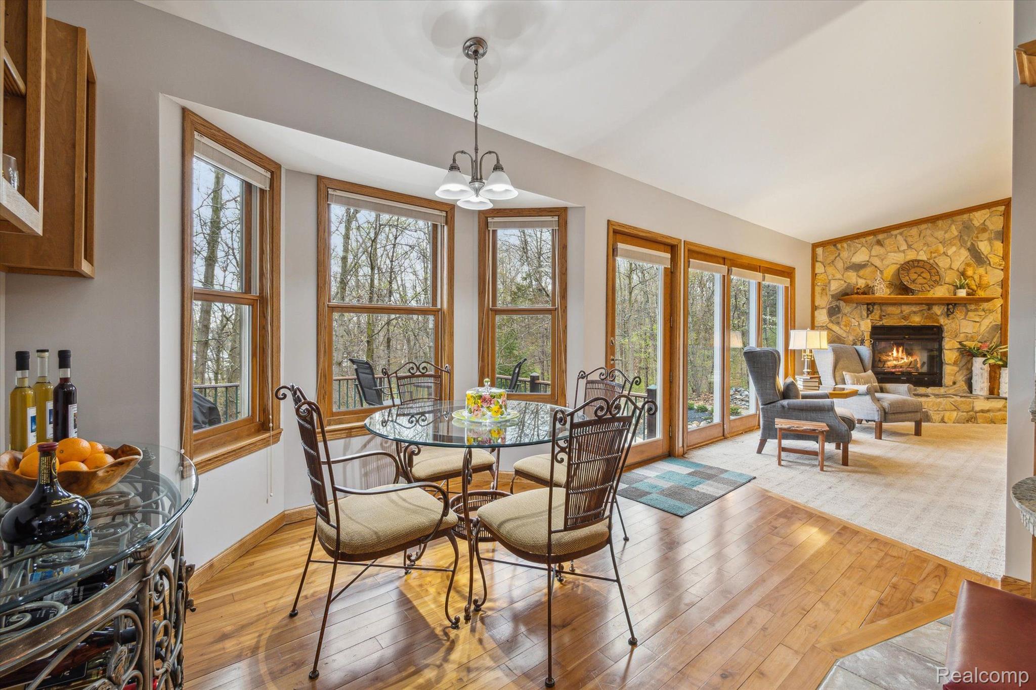 2659 West Coon Lake Road Howell, MI 48843 - Photo 6 of 45 Breakfast nook with a view