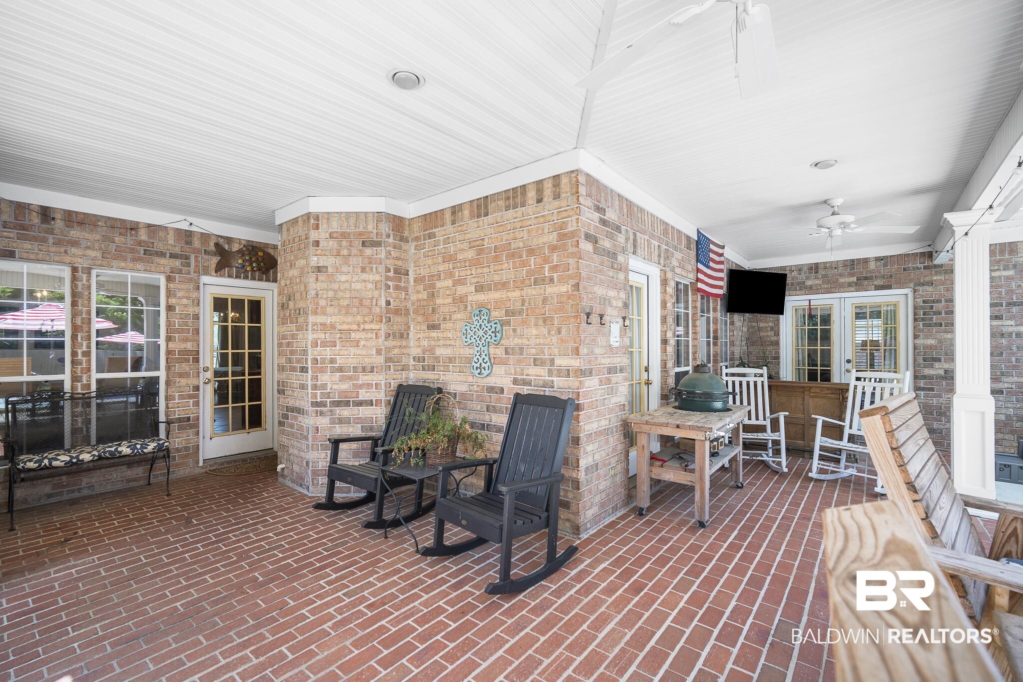 402 Potters Mills Road Daphne, AL 36526 - Photo 38 of 45 View of patio / terrace featuring ceiling fan