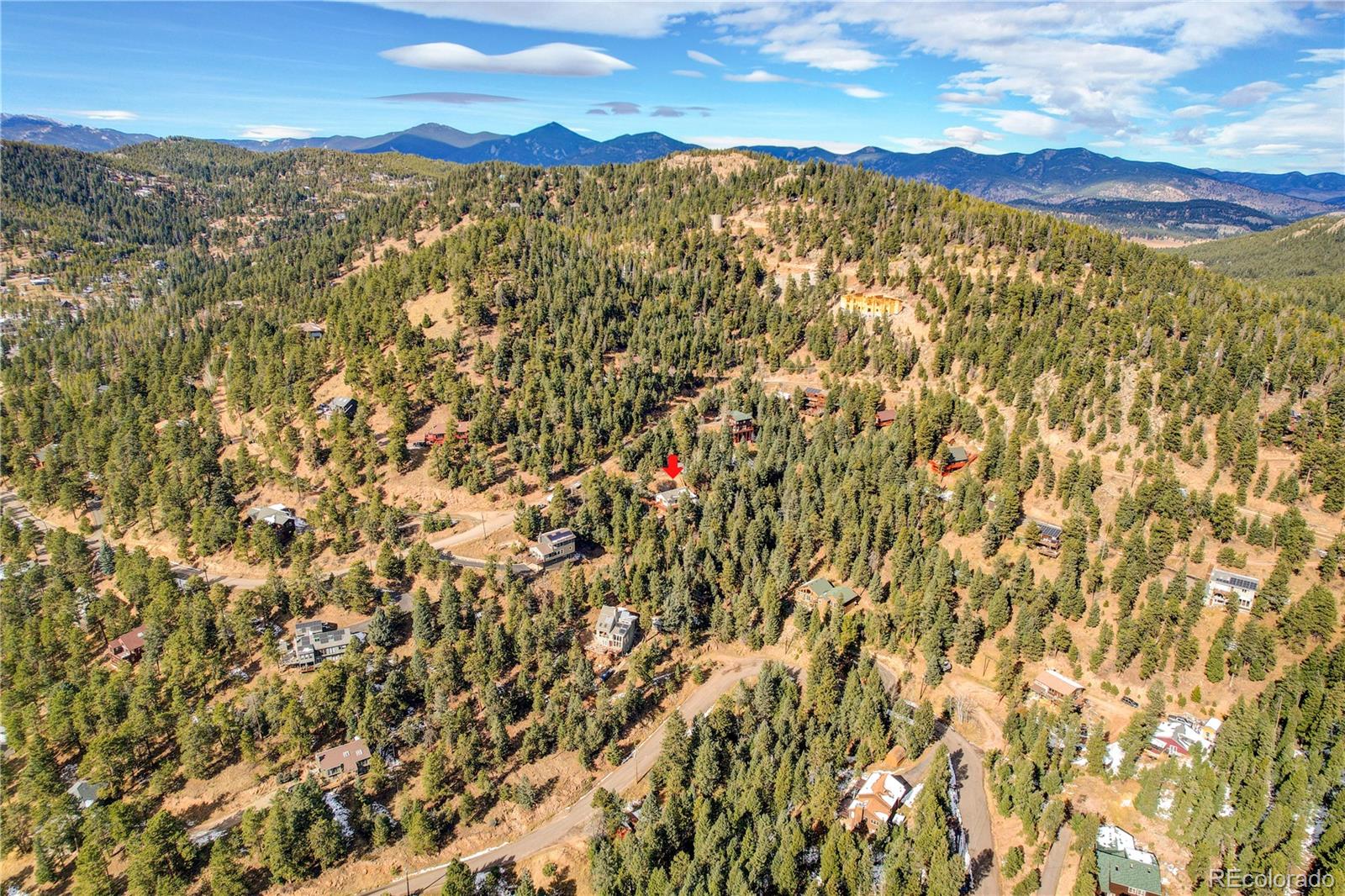 32856 Timber Ridge Road Evergreen, CO 80439 - Photo 41 of 41 a view of a city with mountains in the background
