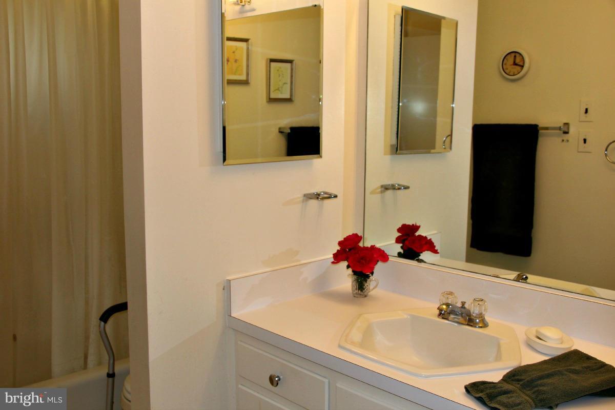 1931 Foxhall Road McLean, VA 22101 - Photo 15 of 21 a bathroom with a sink and a mirror