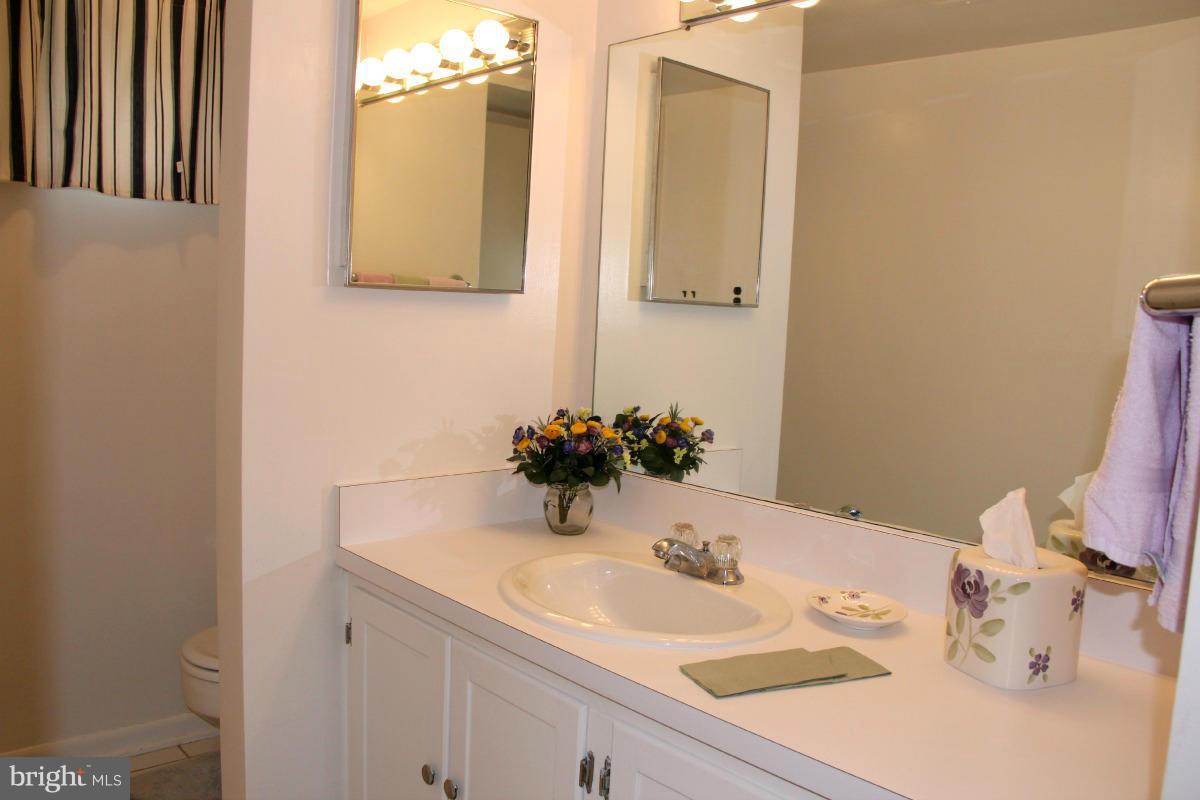 1931 Foxhall Road McLean, VA 22101 - Photo 17 of 21 a bathroom with a sink and a mirror