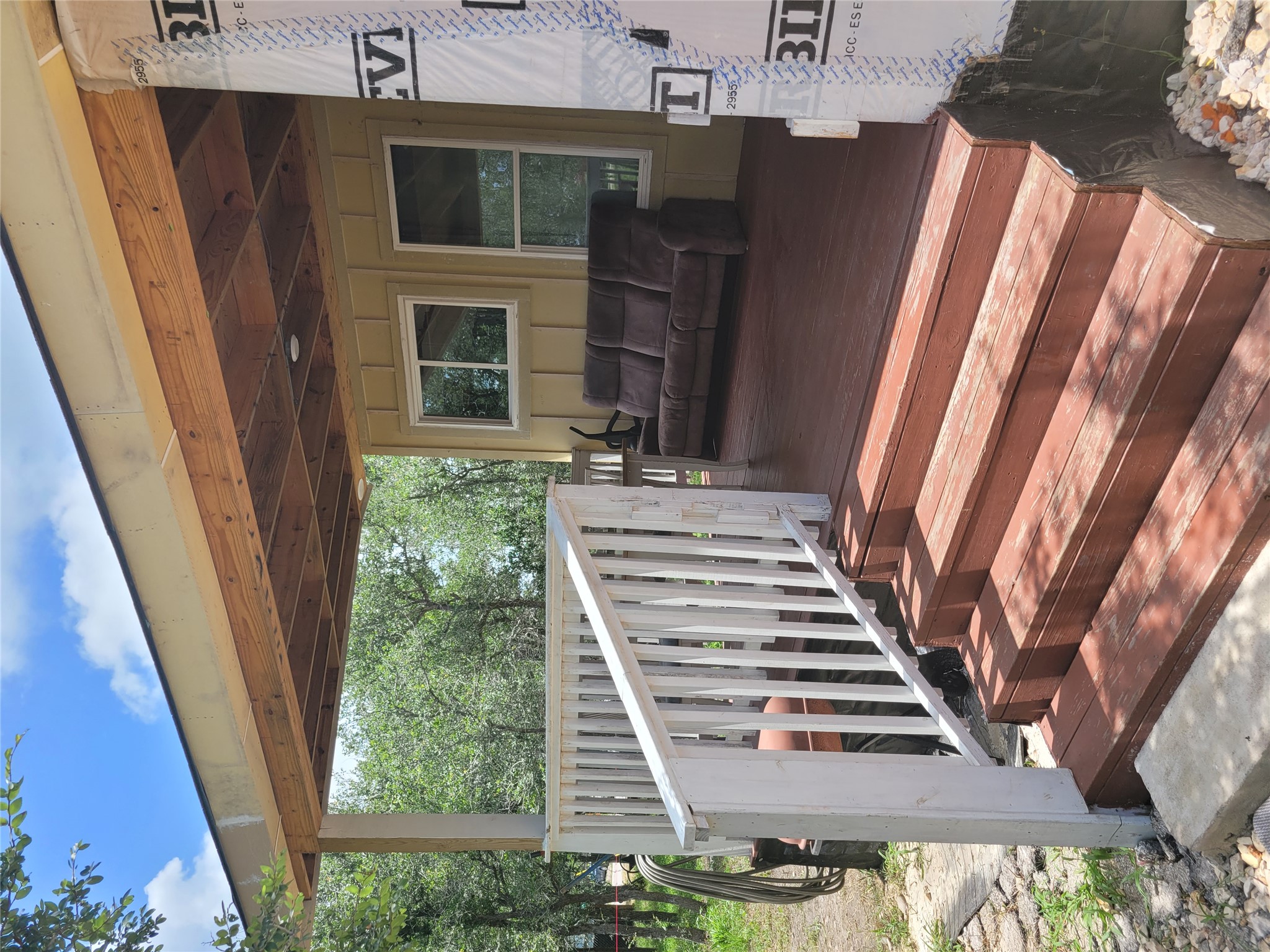233 St Mary's Road Dale, TX 78616 - Photo 20 of 25 a view of a patio with a table and chairs