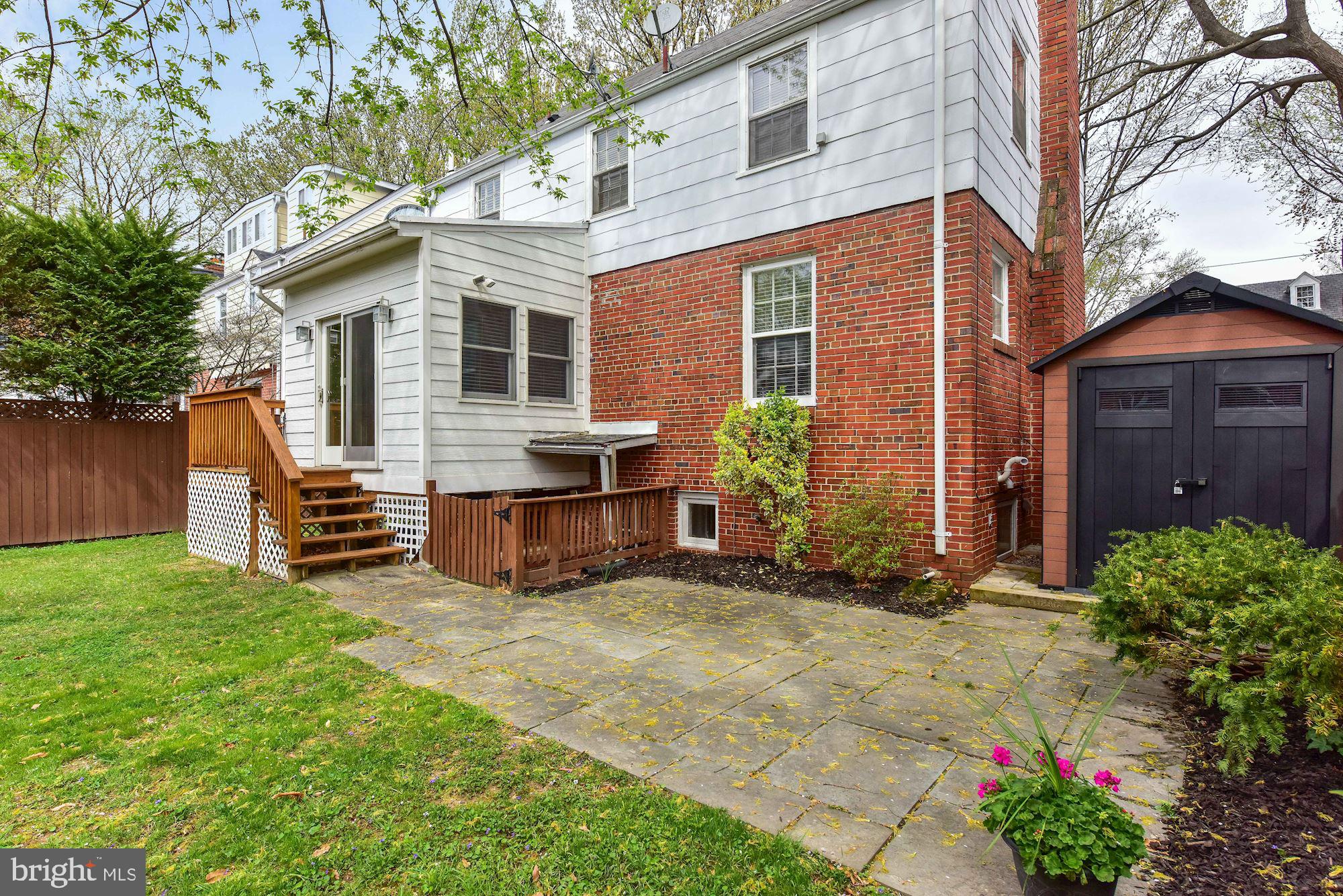 4504 Chesapeake Street Northwest Washington, DC 20016 - Photo 19 of 21 Rear Patio