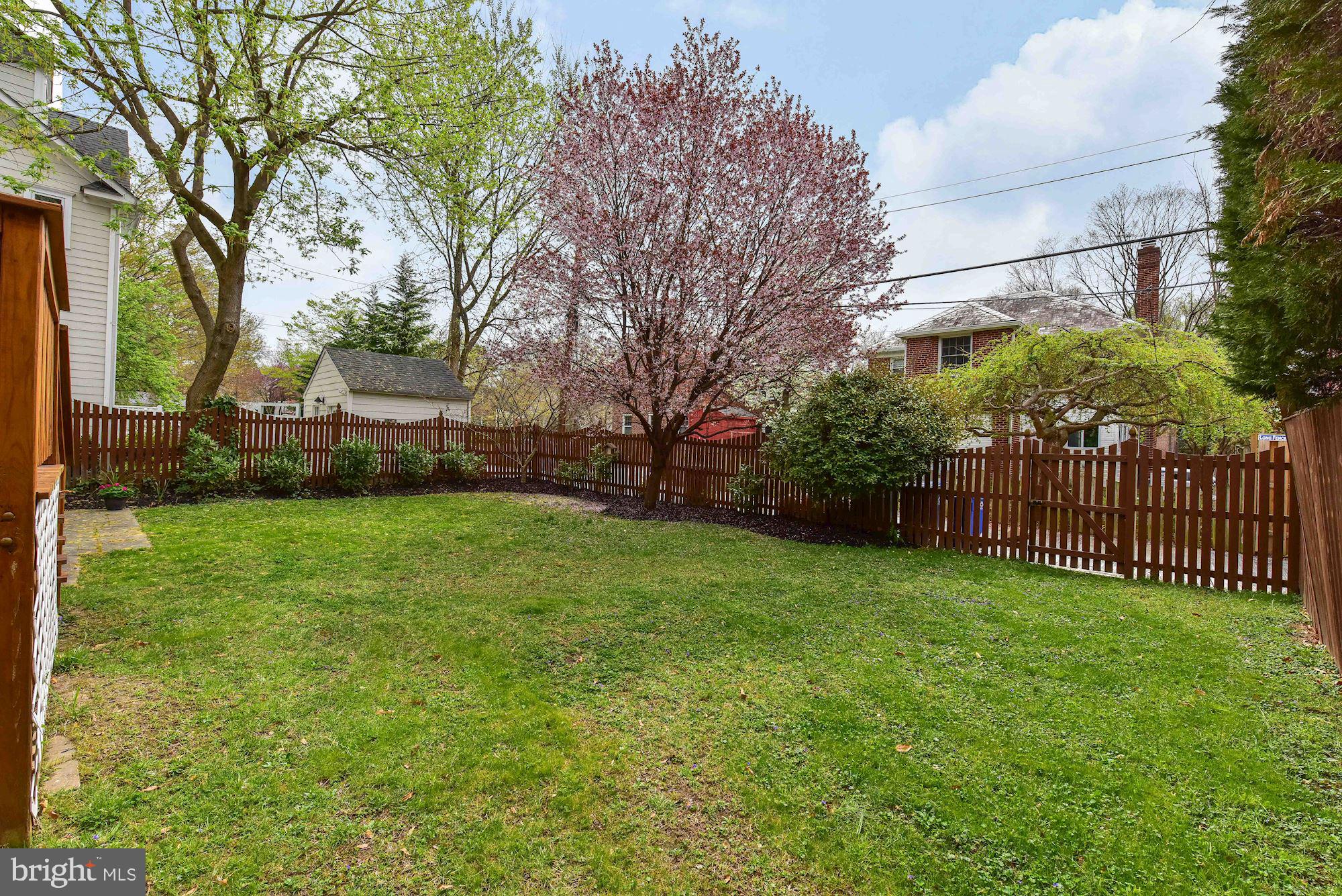 4504 Chesapeake Street Northwest Washington, DC 20016 - Photo 20 of 21 Expansive Fenced Yard
