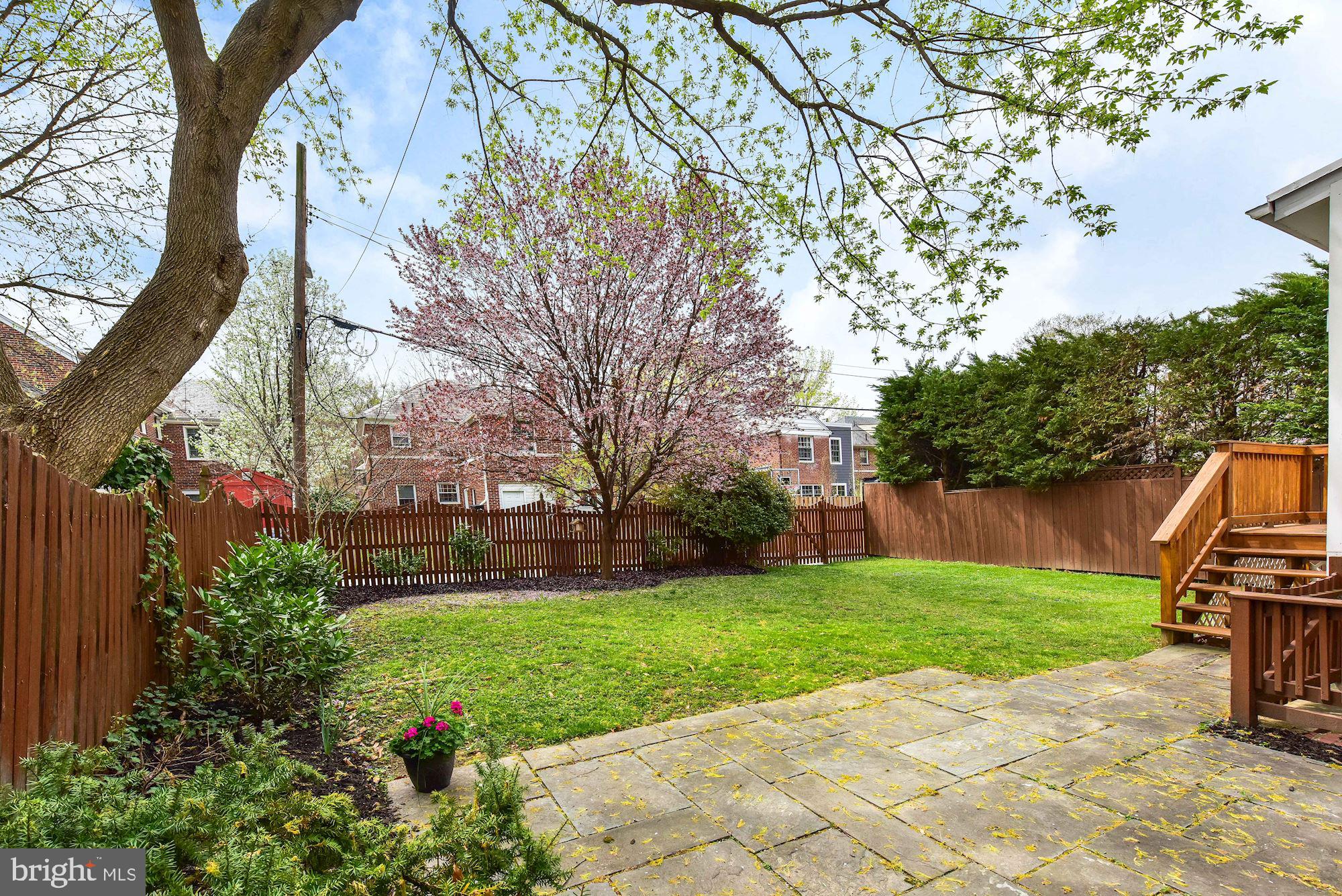 4504 Chesapeake Street Northwest Washington, DC 20016 - Photo 21 of 21 Expansive rear Yard-Fenced