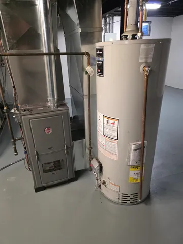 a view of water heater room