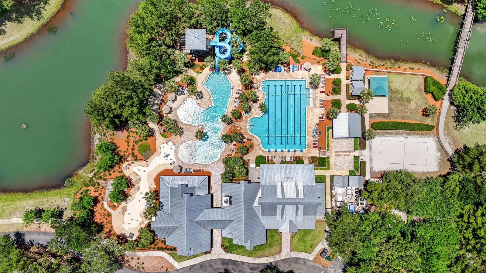 1237 Splendid Ravine Street St. Augustine, FL 32092 - Photo 40 of 62 an aerial view of residential houses with outdoor space and street view