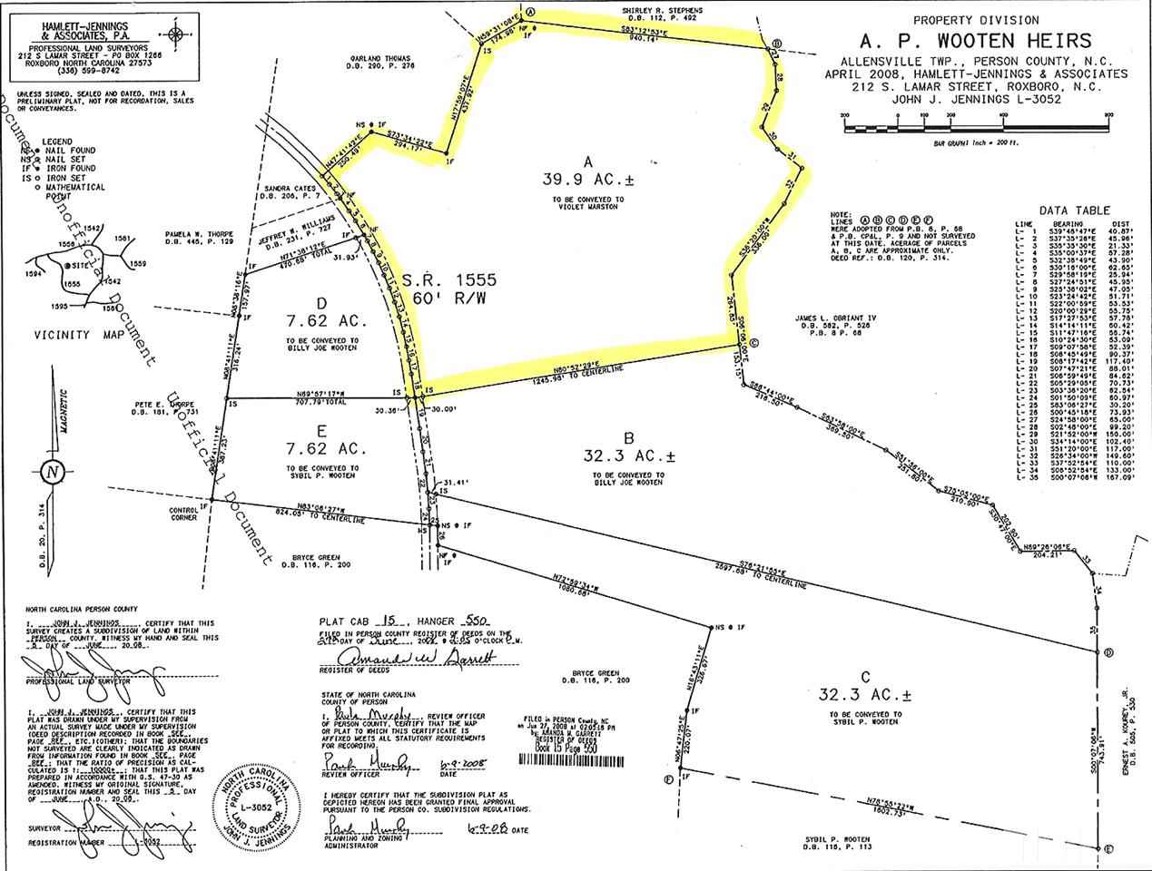 0 St Paul Church Road Roxboro, NC 27574 - Photo 19 of 22 Property line is highlighted