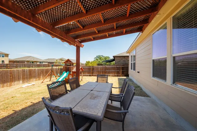 a view of a outdoor seating