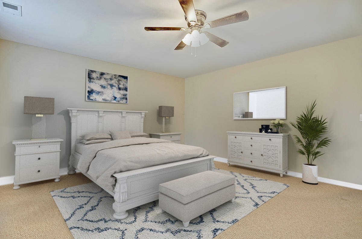 150 Royal Star Road Summerville, SC 29486 - Photo 19 of 38 Master bedroom Virtually Staged