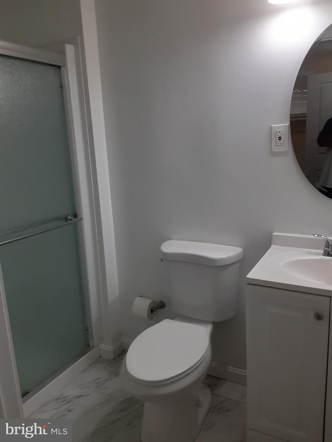 4803 Hawksbury Road Baltimore, MD 21208 - Photo 11 of 19 Fully finished basement's Full Bathroom