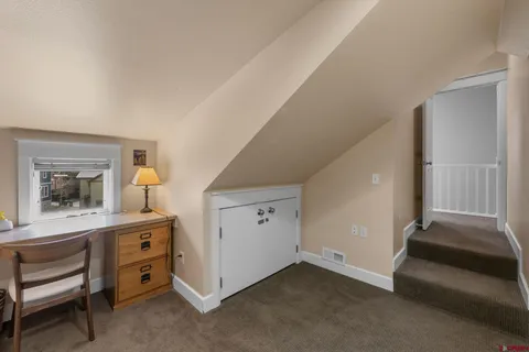 a view of walk in closet