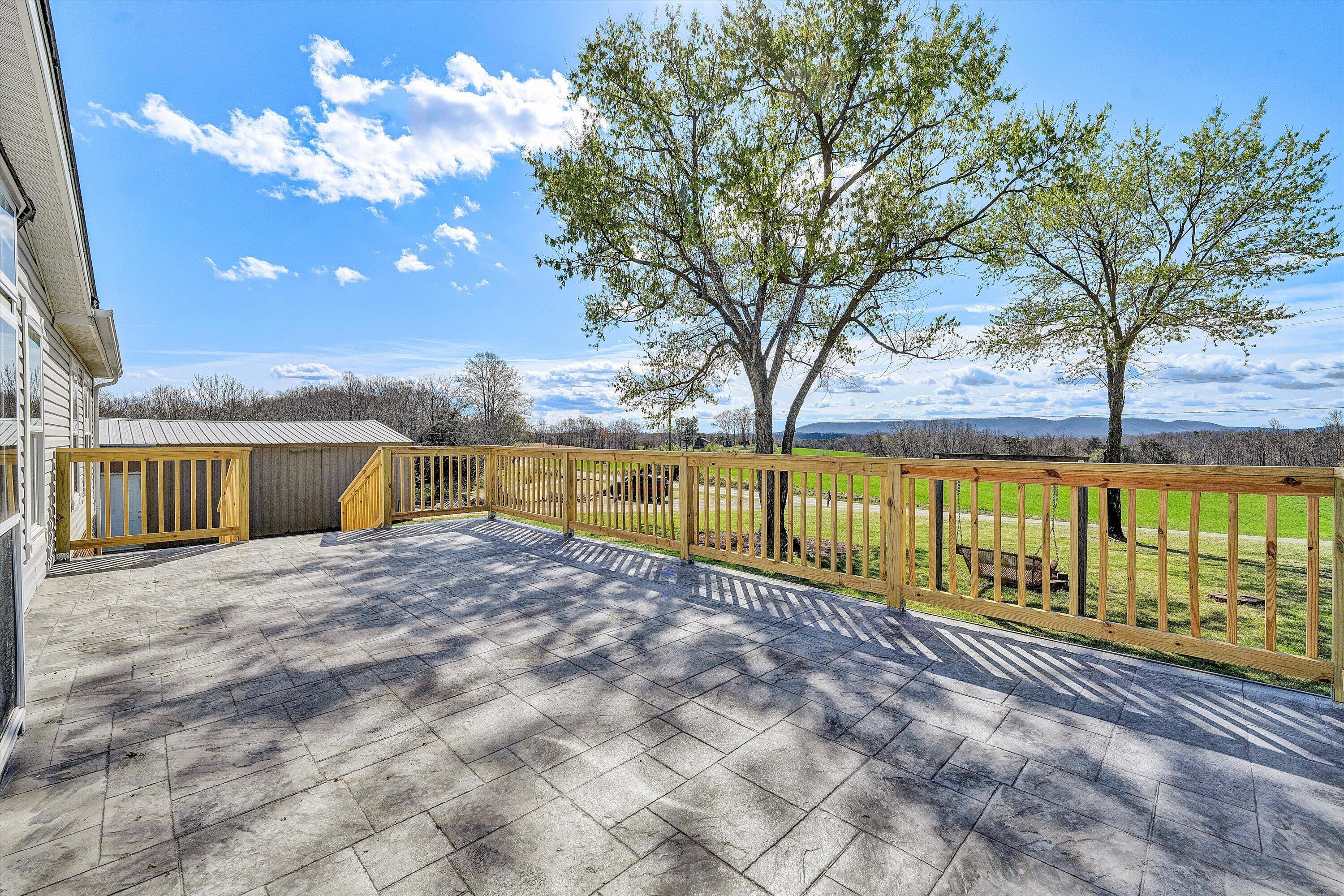5555 Doe Run Road Rocky Mount, VA 24151 - Photo 2 of 38 Front Porch w/Mountain Views