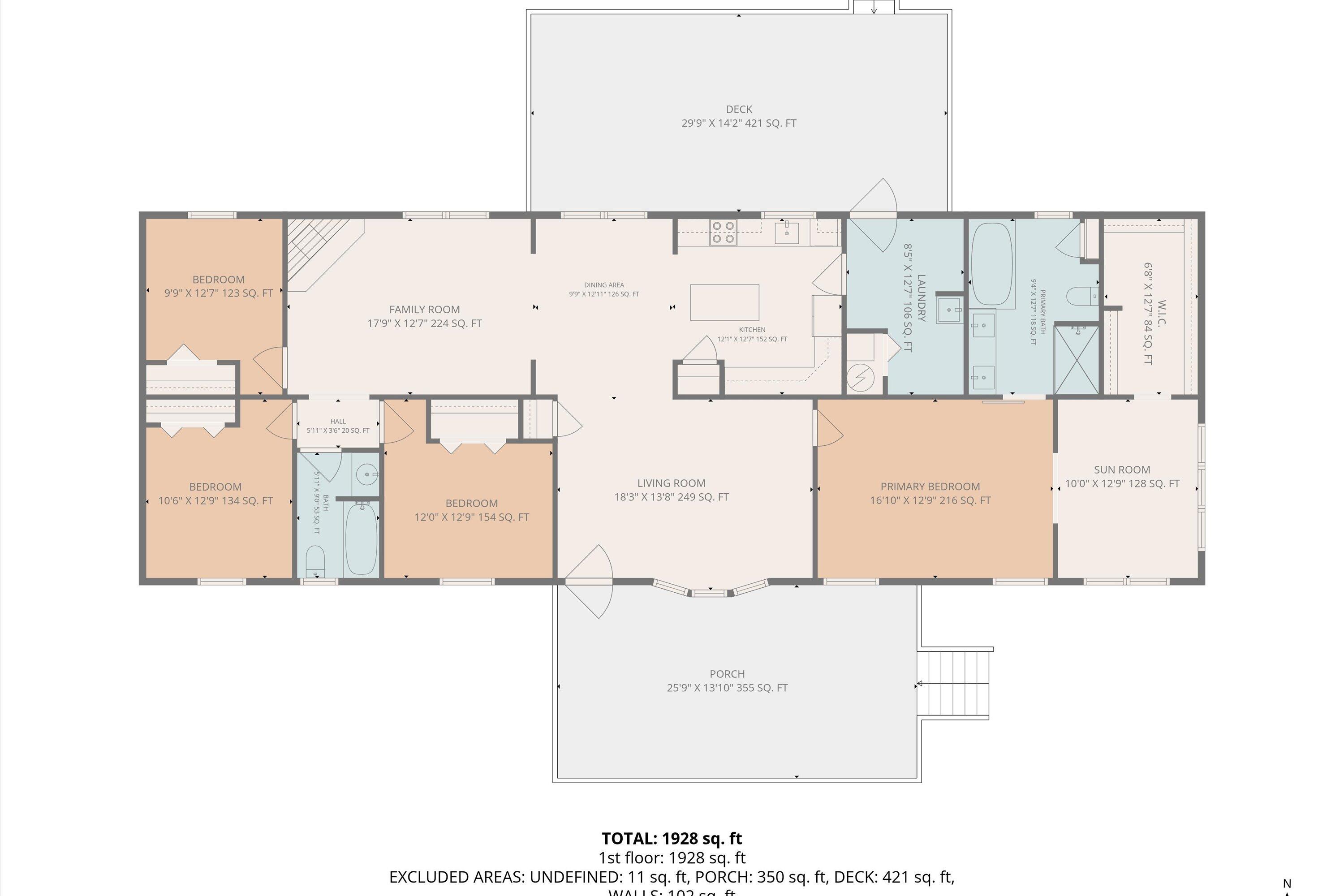 5555 Doe Run Road Rocky Mount, VA 24151 - Photo 38 of 38 Floor Plan