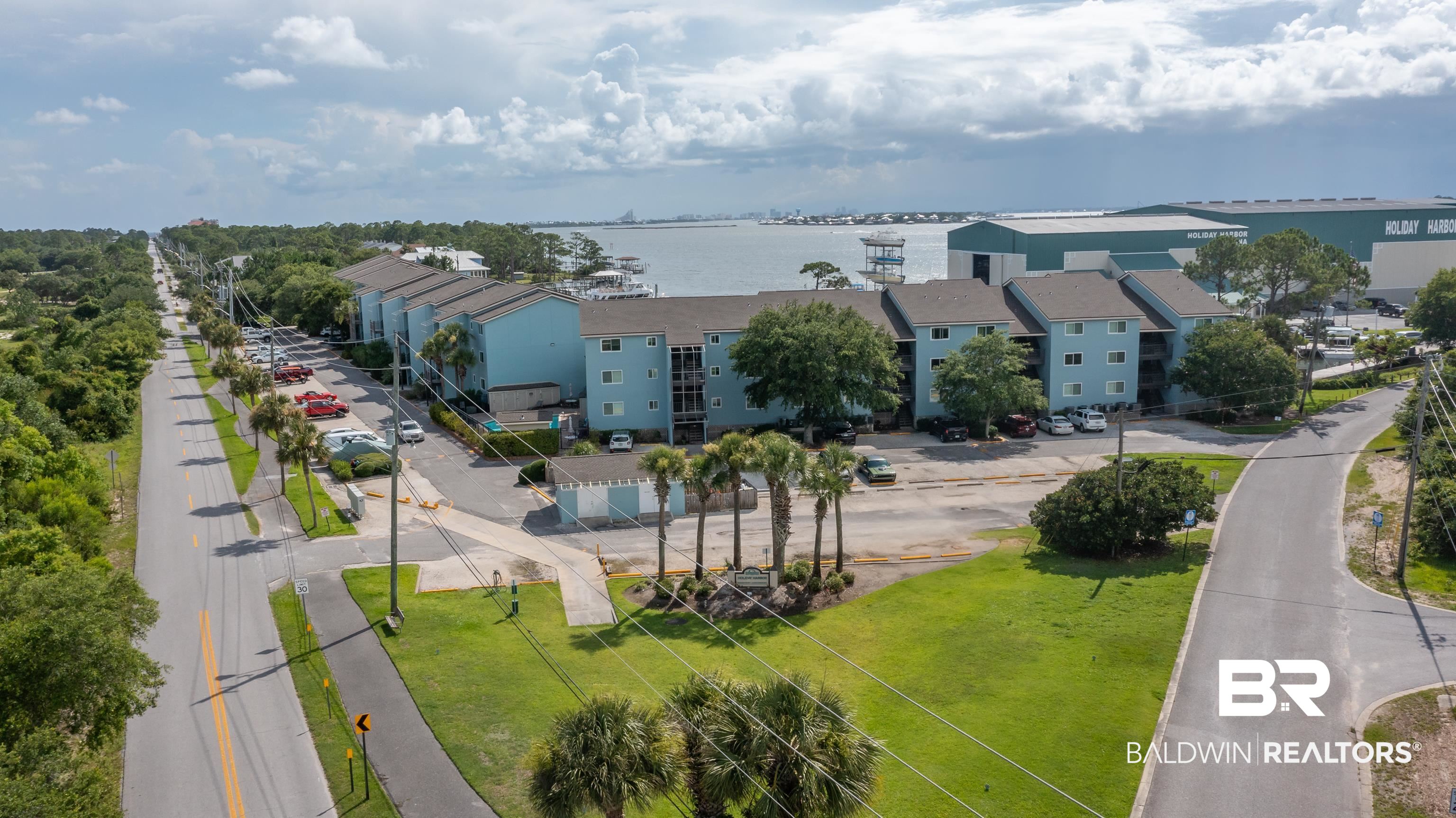 14100 River Road, Unit 327B Perdido Key, FL 32507 - Photo 36 of 46 Bird's eye view of a large body of water