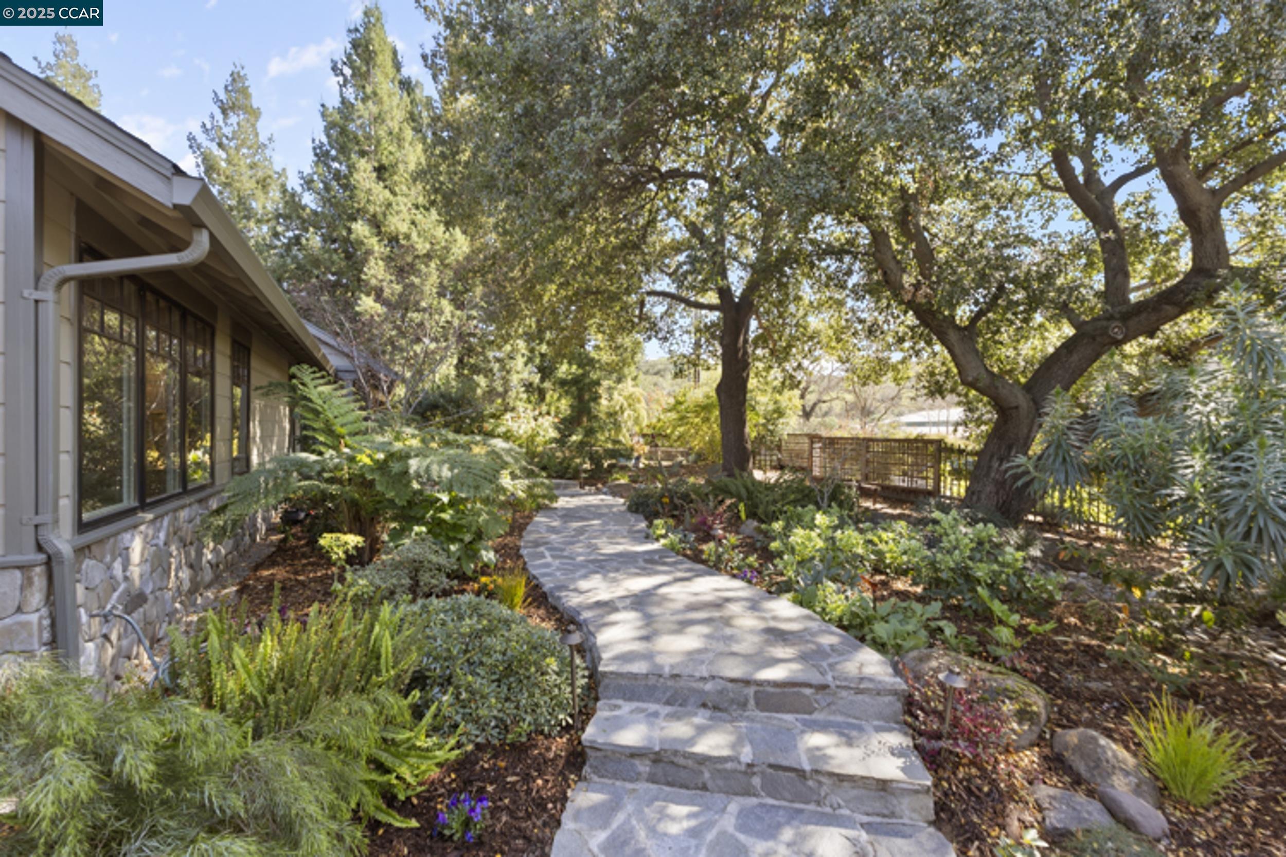350 Pine Creek Road Walnut Creek, CA 94598 - Photo 2 of 59 a backyard of a house with lots of green space
