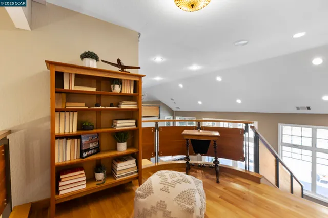 a view of a hallway with interior of the house