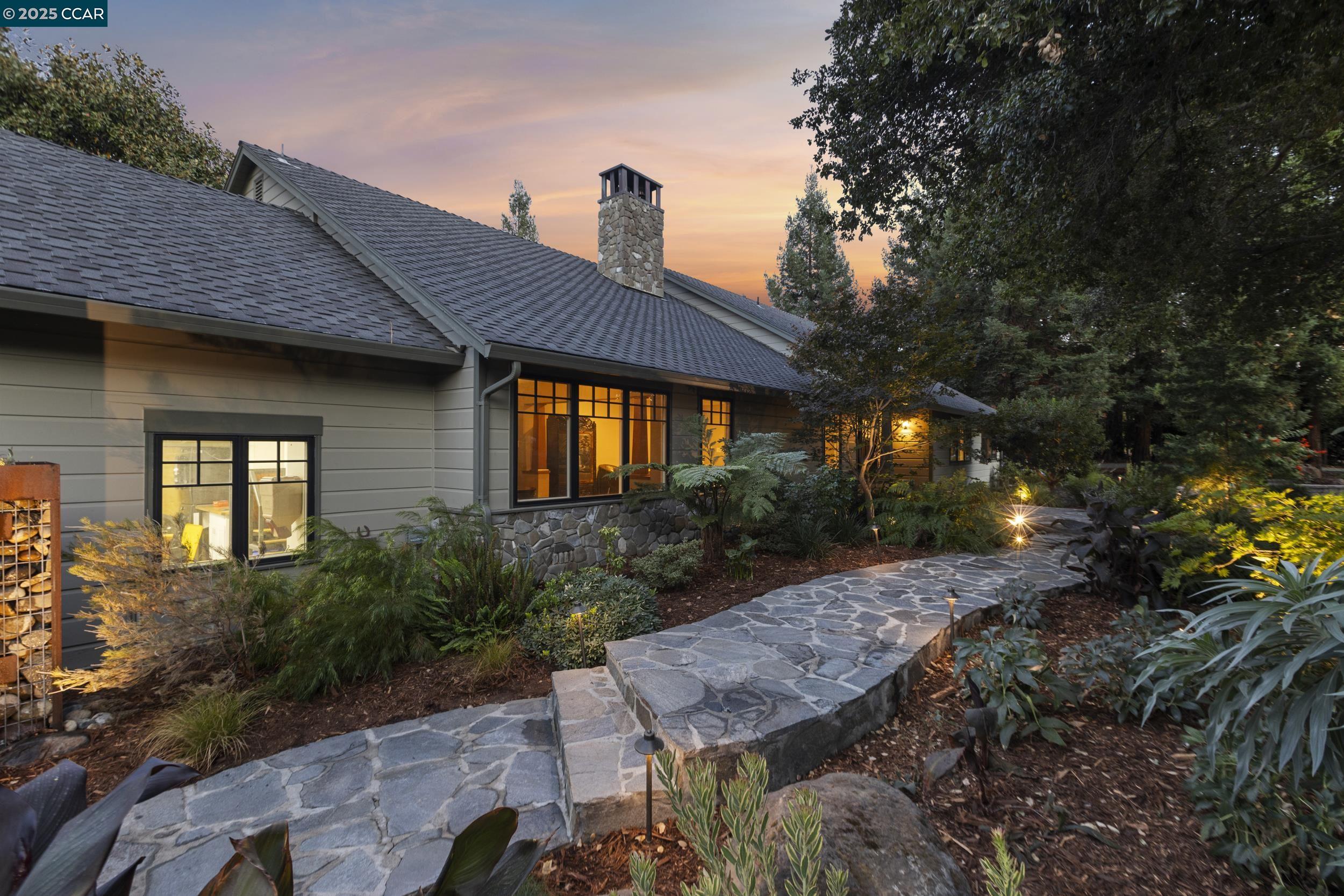 350 Pine Creek Road Walnut Creek, CA 94598 - Photo 54 of 59 a view of a house with a yard and plants