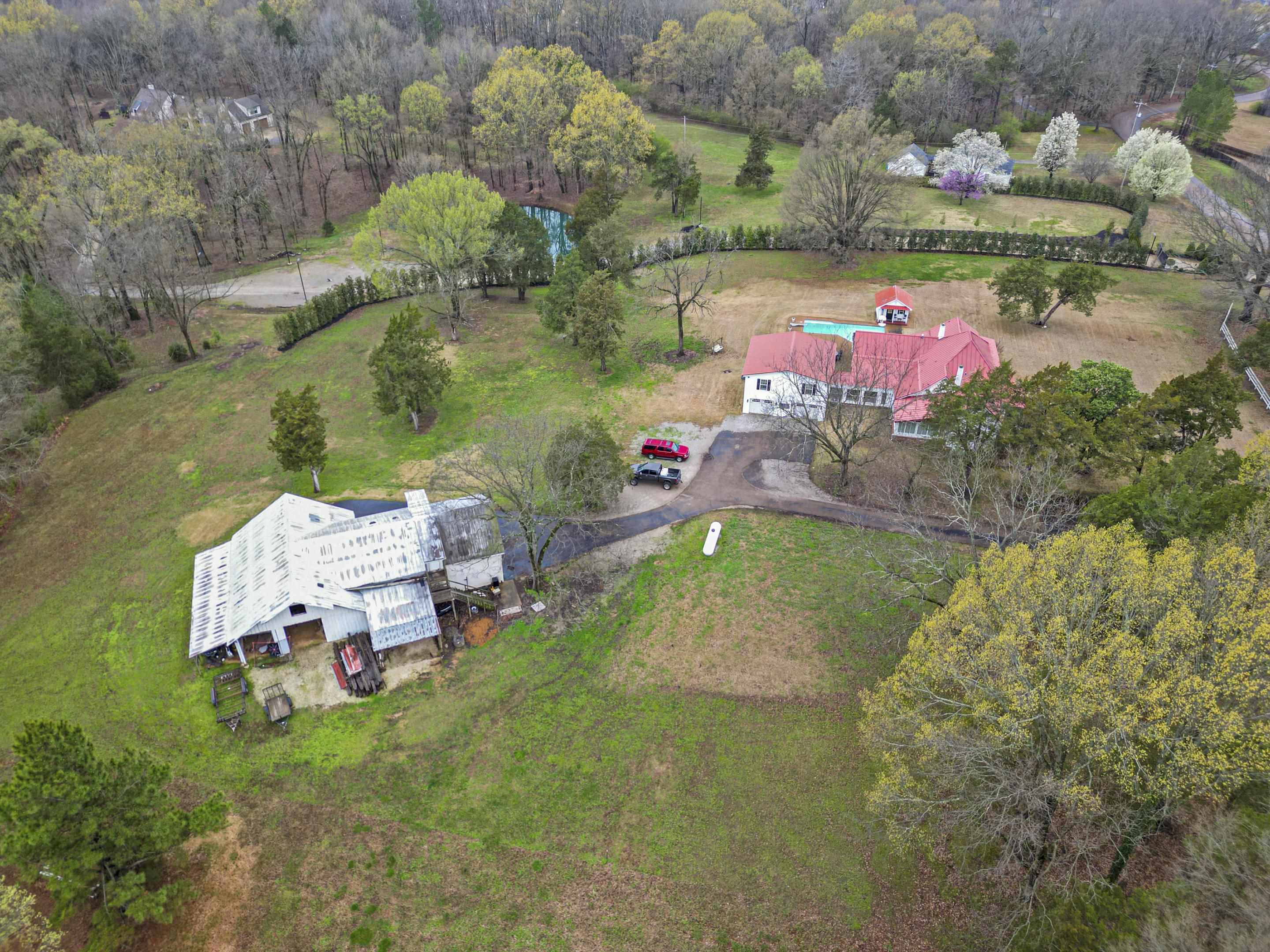 12601 Harrell Road Arlington, TN 38002 - Photo 40 of 40 an aerial view of house with yard swimming pool and outdoor seating