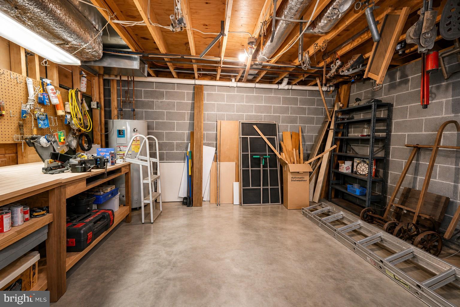 389 Sawmill Hollow Road Swanton, MD 21561 - Photo 45 of 62 a view of an empty room with shelves