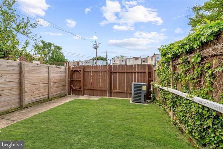 3528 Beech Avenue Baltimore, MD 21211 - Photo 18 of 19 a view of a backyard with wooden fence