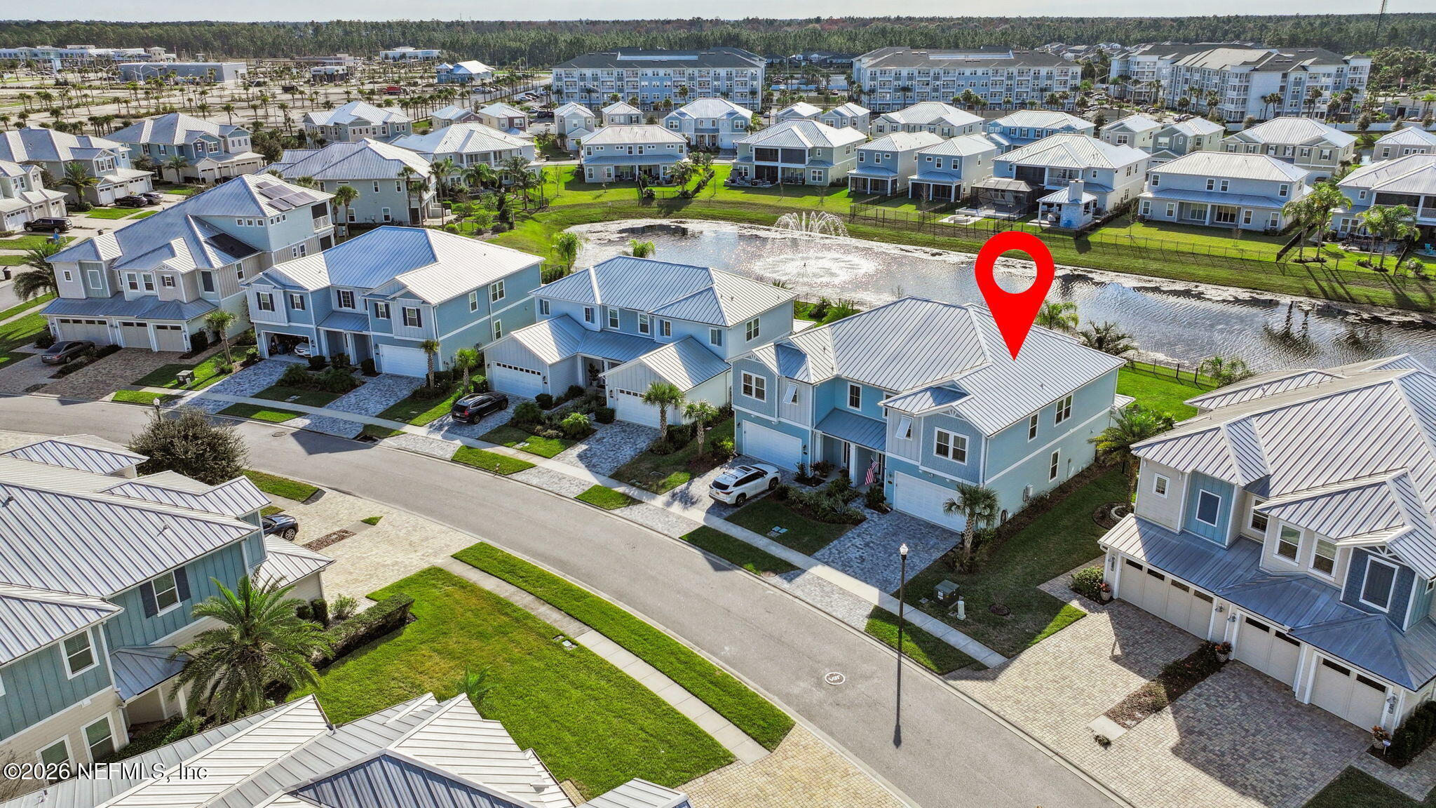 668 Rum Runner Way St. Johns, FL 32259 - Photo 47 of 81 an aerial view of residential houses with outdoor space